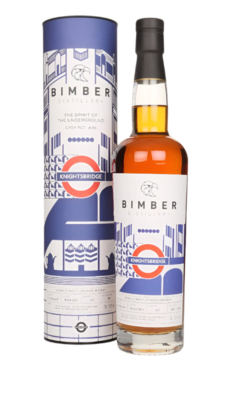 Bimber Spirit of the Underground Cask #435 - Knightsbridge Single Malt London Whisky | 700ML at CaskCartel.com