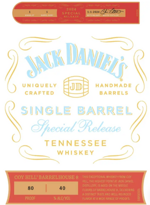 Jack Daniel’s Single Barrel 2024 Special Release Coy Hill Tennessee Whisky at CaskCartel.com
