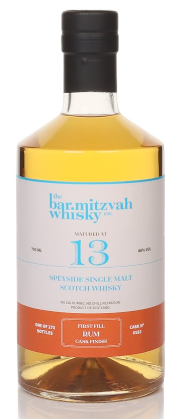 The Bar Mitzvah 13 Year Old Cask #183 - Rum Cask Finish Fruitful Spirits Single Malt Scotch Whisky | 700ML