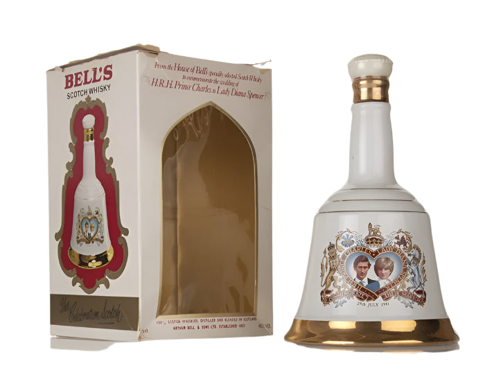 Bell's Prince Charles and Lady Diana Spencer 1981 Decanter Scotch Whisky at CaskCartel.com