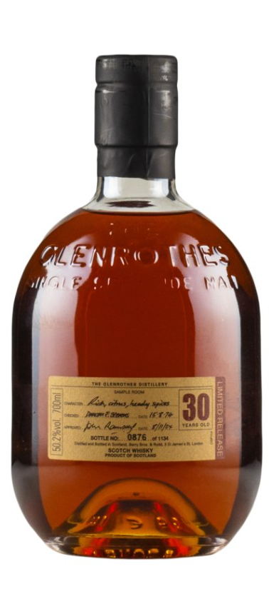 Glenrothes 30 Year Old 1974 Single Malt Scotch Whisky | 700ML