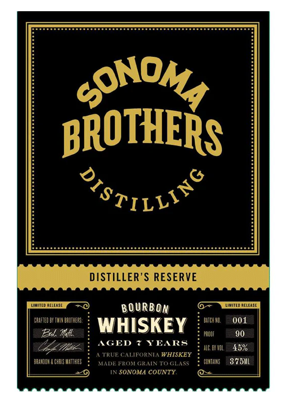 Sonoma Brothers 7 Year Old Distiller’s Reserve Bourbon Whiskey at CaskCartel.com