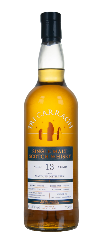 Tri Carragh MacDuff 13 Year Old 1st Fill Rubino Marsala Barrique Single Malt Scotch Whisky | 700ML at CaskCartel.com
