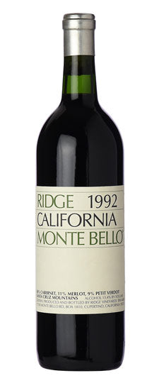 1992 | Ridge Vineyards | Monte Bello at CaskCartel.com