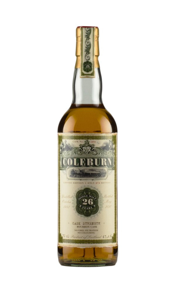 Coleburn 26 Year Old Jack Wiebers Old Train Line 1983 Single Malt Whisky | 700ML at CaskCartel.com