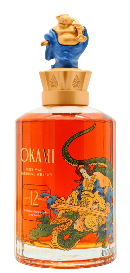 Okami 12 Year Old Pure Malt Japanese Whisky | 700ML at CaskCartel.com