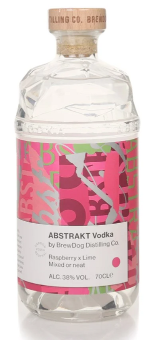 BrewDog Distilling Co. Abstrakt Raspberry x Lime Vodka | 700ML at CaskCartel.com
