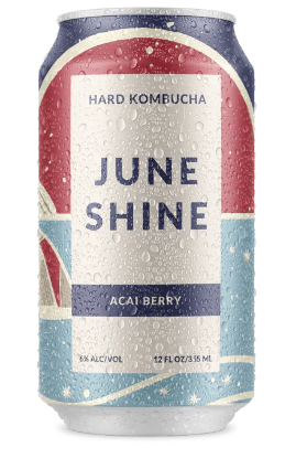Juneshine Hard Acai Berry Kombucha | (6)*355ML at CaskCartel.com
