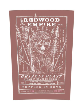 Redwood Empire Grizzly Beast Bottled In Bond Batch #4 Straight Bourbon Whiskey at CaskCartel.com
