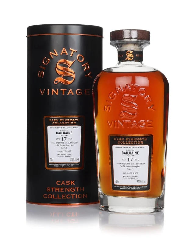 Dailuaine 17 Year Old 2008 Cask #5 - Cask Strength Collection (Signatory) Single Malt Scotch Whisky | 700ML at CaskCartel.com