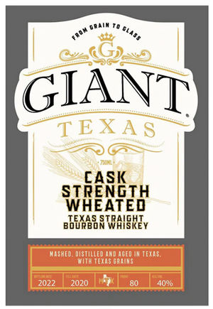 Giant Texas Cask Strength Wheated Texas Straight Bourbon Whisky at CaskCartel.com