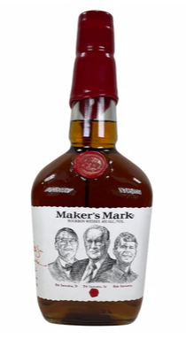 Makers Mark Family Edition Signed by Bill Samuels Jr & Sr Kentucky Straight Bourbon Whisky | 1L