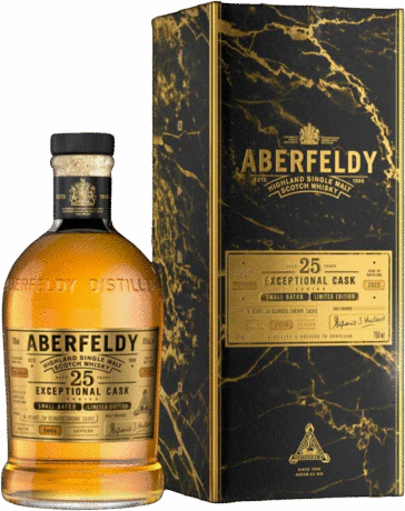 Aberfeldy Small Batch Finished In Oloroso Sherry Cask Limited Edition 25 Year Old Highland Single Malt Scotch Whisky at CaskCartel.com