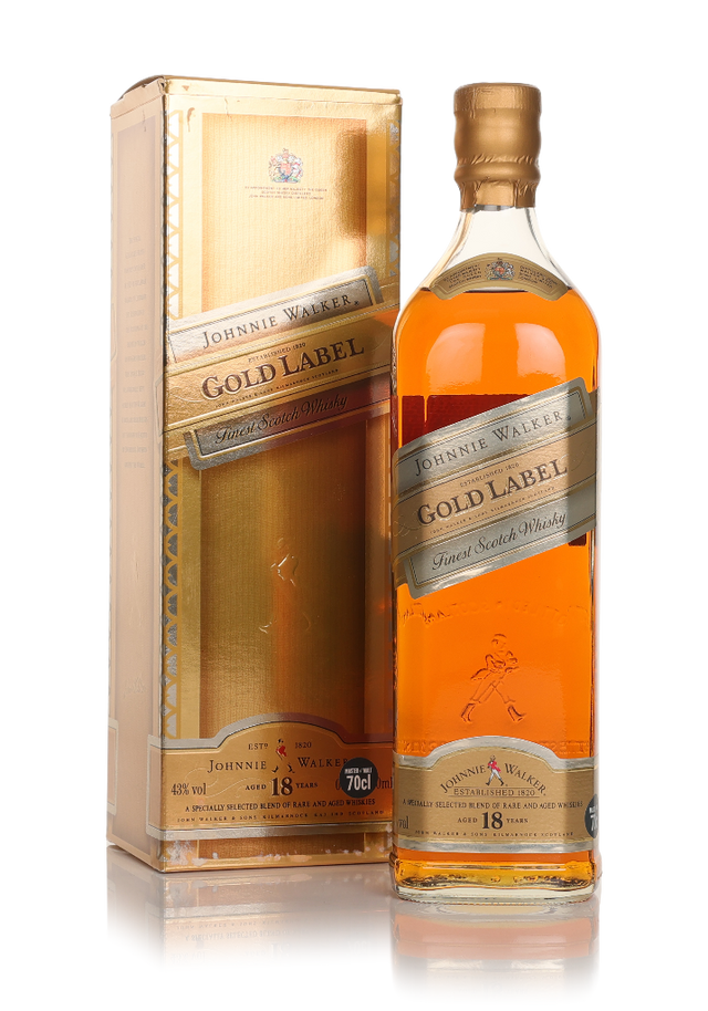 Johnnie Walker Gold Label 18 Year Old - 1990s Finest Scotch Whisky | 700ML at CaskCartel.com
