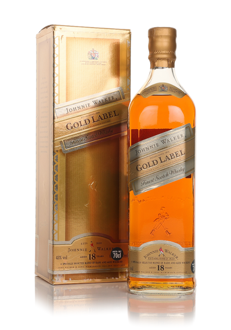 Johnnie Walker Gold Label 18 Year Old - 1990s Finest Scotch Whisky | 700ML at CaskCartel.com