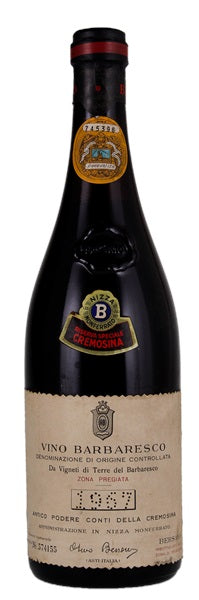 1967 | Bersano | Riserva Speciale Cremosina Barbaresco at CaskCartel.com