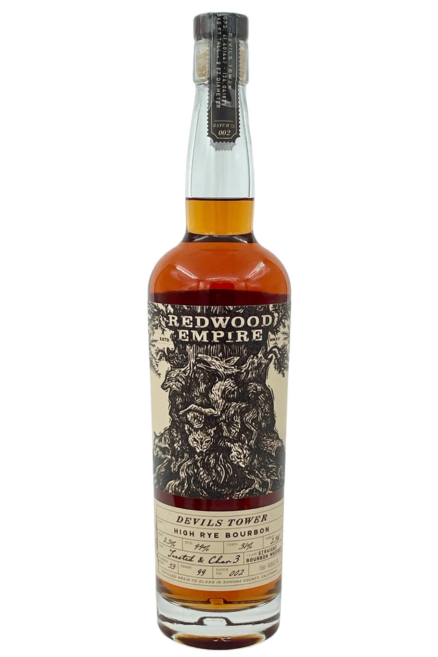 Redwood Empire Devils Tower High Rye Batch #2 Bourbon Whiskey at CaskCartel.com