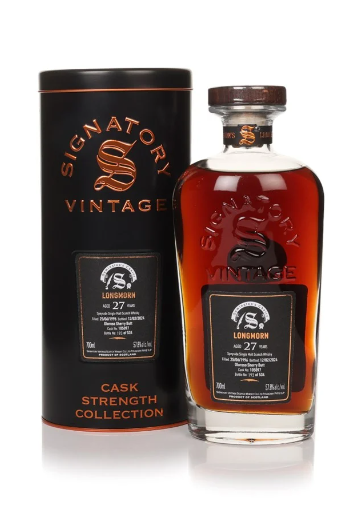 Longmorn 27 Year Old 1996 Cask #105097 Cask Strength Collection Signatory Single Malt Scotch Whisky | 700ML