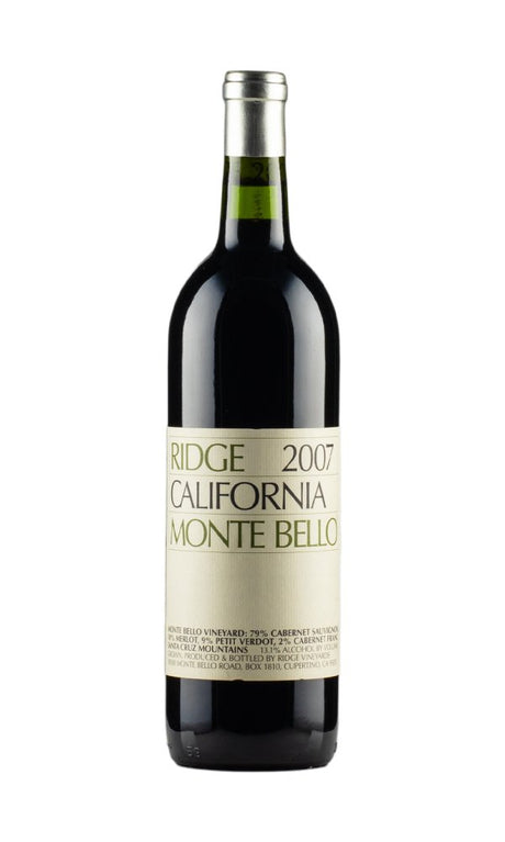 2007 | Ridge Vineyards | Monte Bello at CaskCartel.com