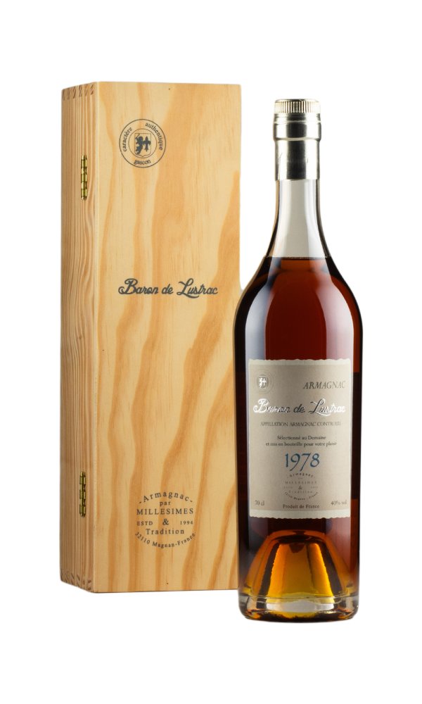 Baron De Lustrac Vintage Armagnac 1978 | 700ML at CaskCartel.com