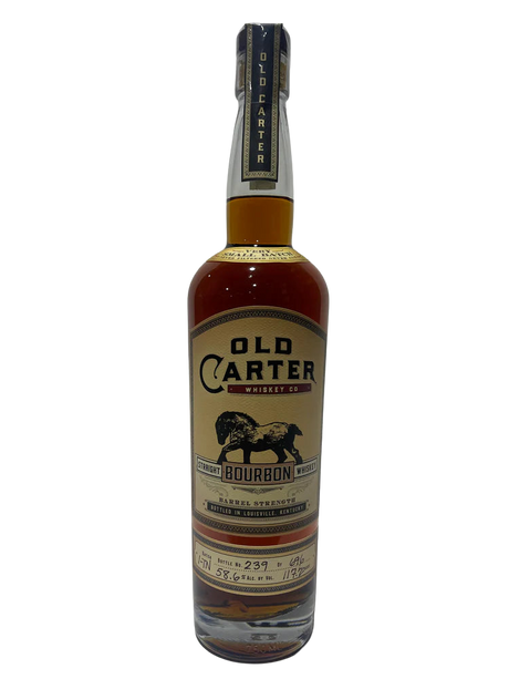 Old Carter Very Small Batch 1-TN Barrel strength Straight Bourbon 117.2 Proof Bottle 239 of 696 at CaskCartel.com