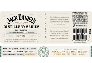 Jack Daniel’s Distillery Series No.13 Twice Barreled Straight Rye Whiskey | 375ML at CaskCartel.com