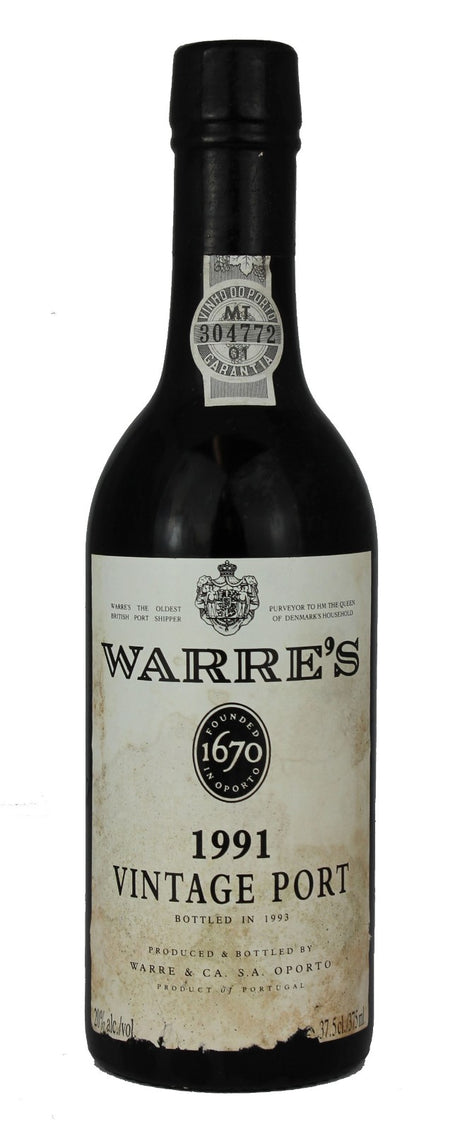1991 | Warre's | Vintage Port (Half Bottle) at CaskCartel.com