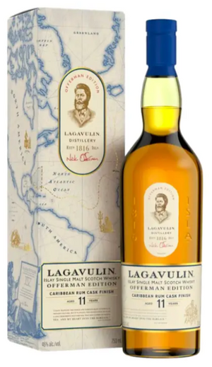 Lagavulin Offerman Edition Caribbean Rum Cask Finish Single Malt Scotch Whisky at CaskCartel.com