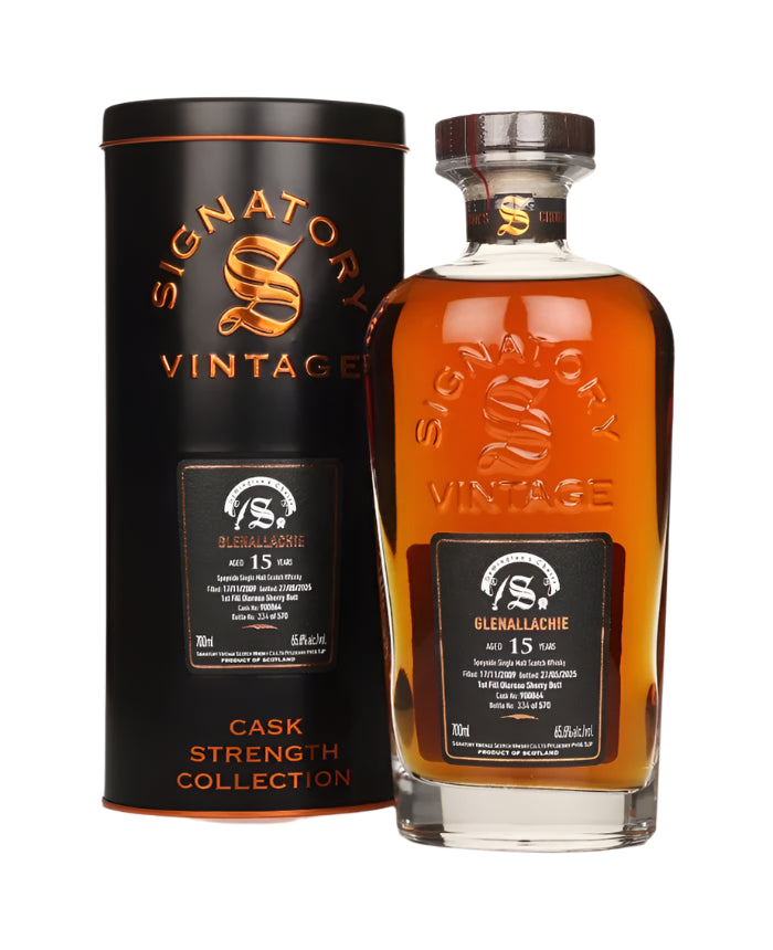 Glenallachie 15 Year Old 2009 Cask #900864 - Cask Strength Collection (Signatory) Single Malt Scotch Whisky | 700ML at CaskCartel.com