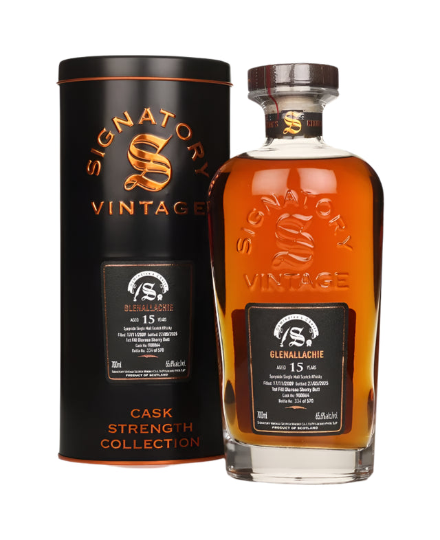 Glenallachie 15 Year Old 2009 Cask #900864 - Cask Strength Collection (Signatory) Single Malt Scotch Whisky | 700ML at CaskCartel.com