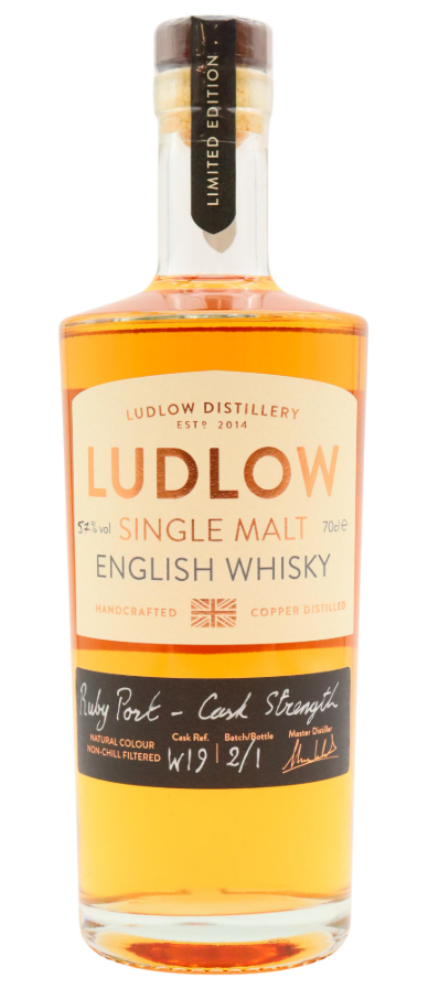 Ludlow Ruby Port Cask - Cask Strength Edition English Single Malt Whisky | 700ML at CaskCartel.com