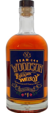 Woodson Team 144 Michigan Commemorative Bottle Straight Bourbon Whiskey