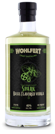 Wohlfert Craft Distilling Spark Basil Flavored Vodka