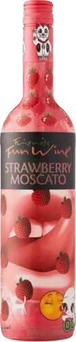 Friends Fun Wine | Hard Bubbly Collection Strawberry Rose Moscato - NV at CaskCartel.com