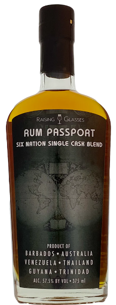 Raising Glasses | Rum Passport | Six Nation Single Cask Blend | 375ML at CaskCartel.com