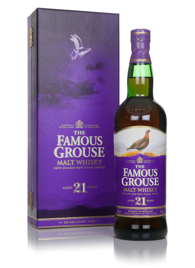 Famous Grouse 21 Year Old Blended Malt Scotch Whisky | 700ML at CaskCartel.com