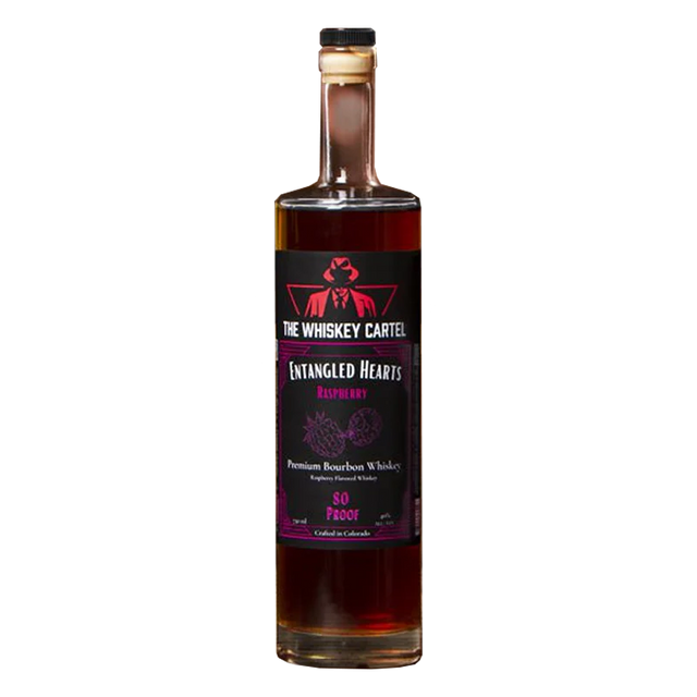 The Whiskey Cartel Entangled Hearts Raspberry Premium Bourbon at CaskCartel.com