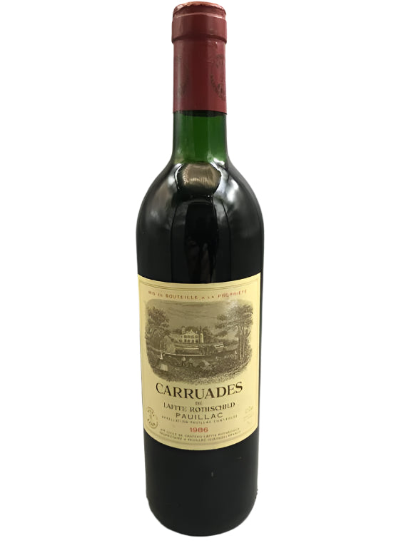 1986 | Chateau Lafite Rothschild | Carruades de Lafite at CaskCartel.com