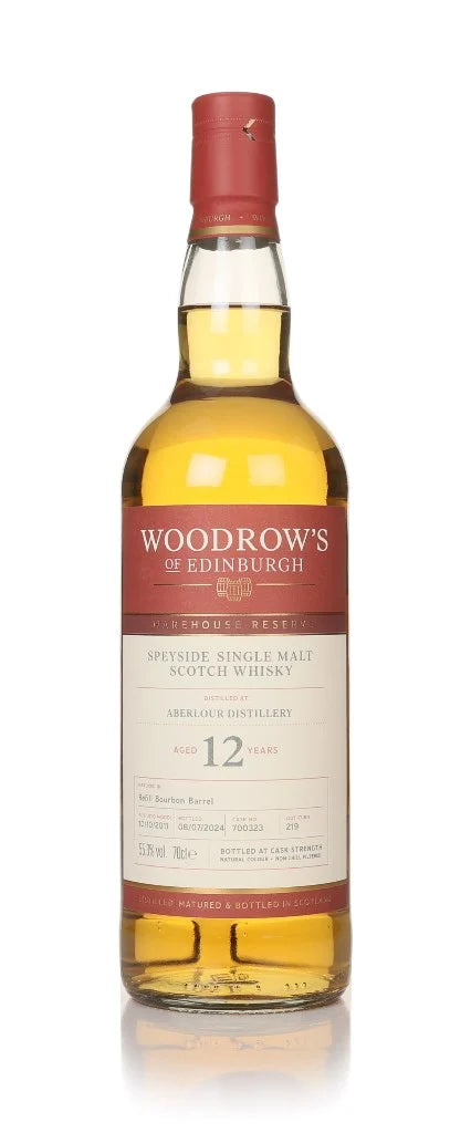 Aberlour 12 Year Old 2011 Cask #700323 Woodrow's Of Edinburgh Whisky | 700ML at CaskCartel.com
