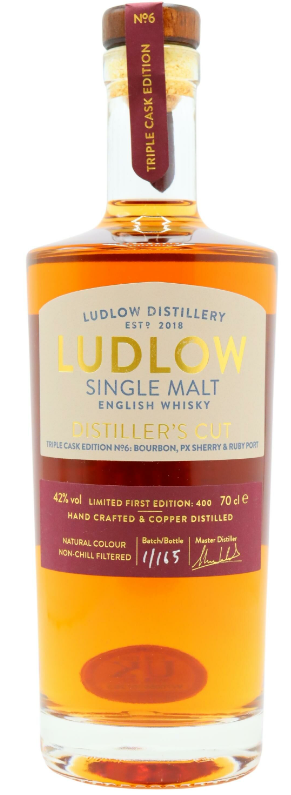 Ludlow Distiller's Cut Cask Edition #6 Pedro Ximenez Single Malt Whisky | 700ML