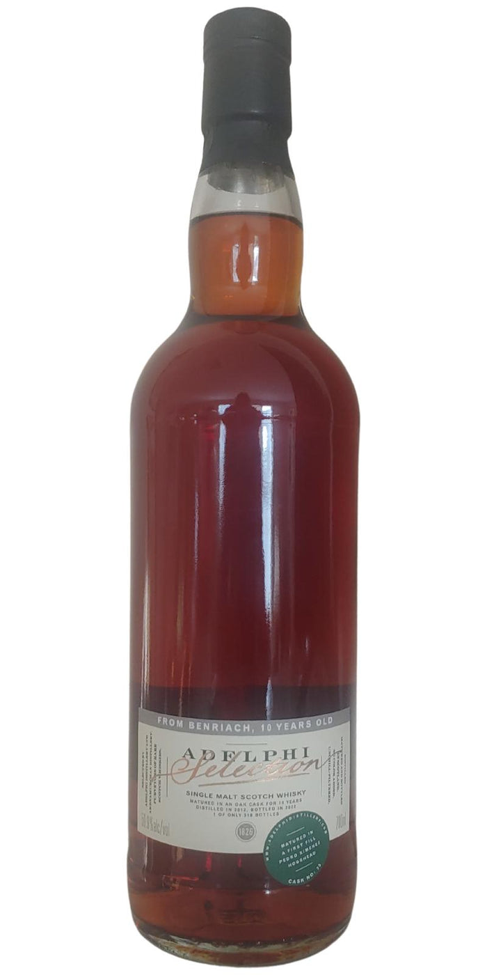 Adelphi Selections Benriach 2012 10 Year Old Rare Single Malt Scotch Whisky | 700ML