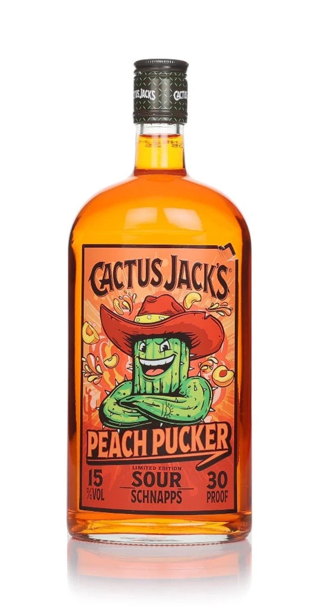 Cactus Jack's Peach Pucker Schnapps | 700ML at CaskCartel.com