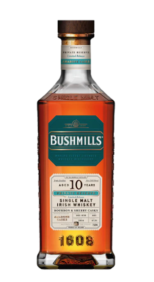 Bushmills Amarone Casks Private Reserve Limited Release 10 Year Old Single Malt Irish Whiskey at CaskCartel.com