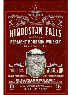 Spirits of French Lick Hindostan Falls Bottled in Bond Indiana Straight Bourbon Whiskey at CaskCartel.com