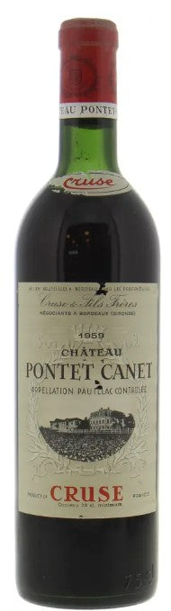 1959 | Château Pontet-Canet | Pauillac at CaskCartel.com