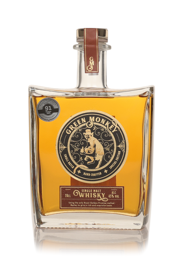 Green Monkey Single Malt Whisky | 700ML at CaskCartel.com