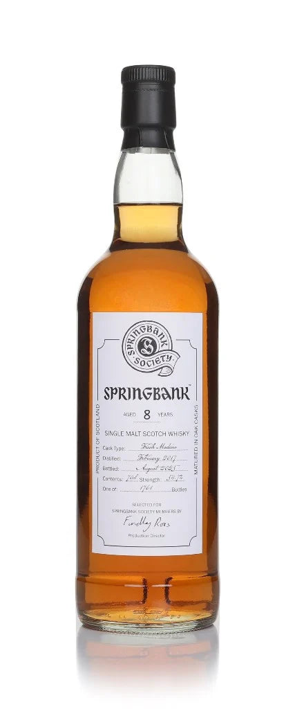 Springbank 8 Year Old 2017 - Springbank Society Single Malt Scotch Whisky | 700ML at CaskCartel.com