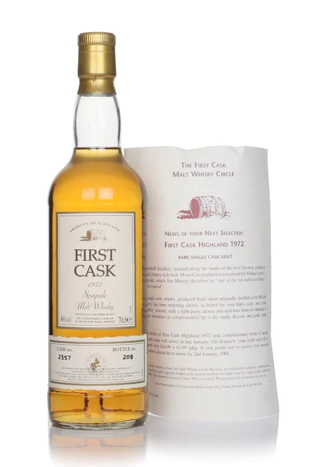 Macduff 31 Year Old 1972 Cask #2357 - First Cask Single Malt Scotch Whisky | 700ML at CaskCartel.com