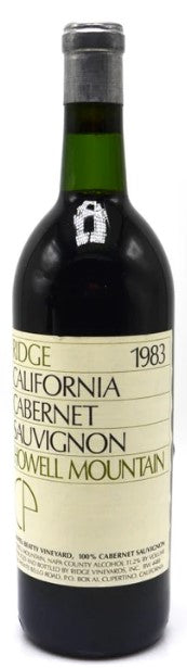 1983 | Ridge Vineyards | York Creek Cabernet Sauvignon at CaskCartel.com