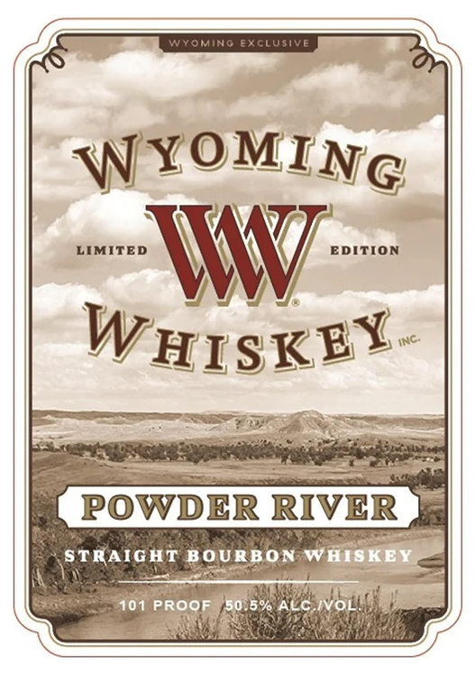 Wyoming 6 Year Old Powder River Straight Bourbon Whiskey